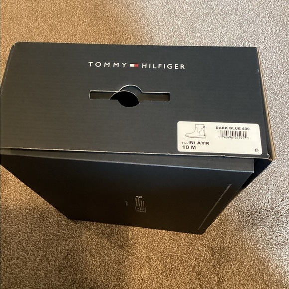 NWT Tommy Hilfiger Dark Blue Blayr Size 10M Rain Boots - Picture 3 of 6